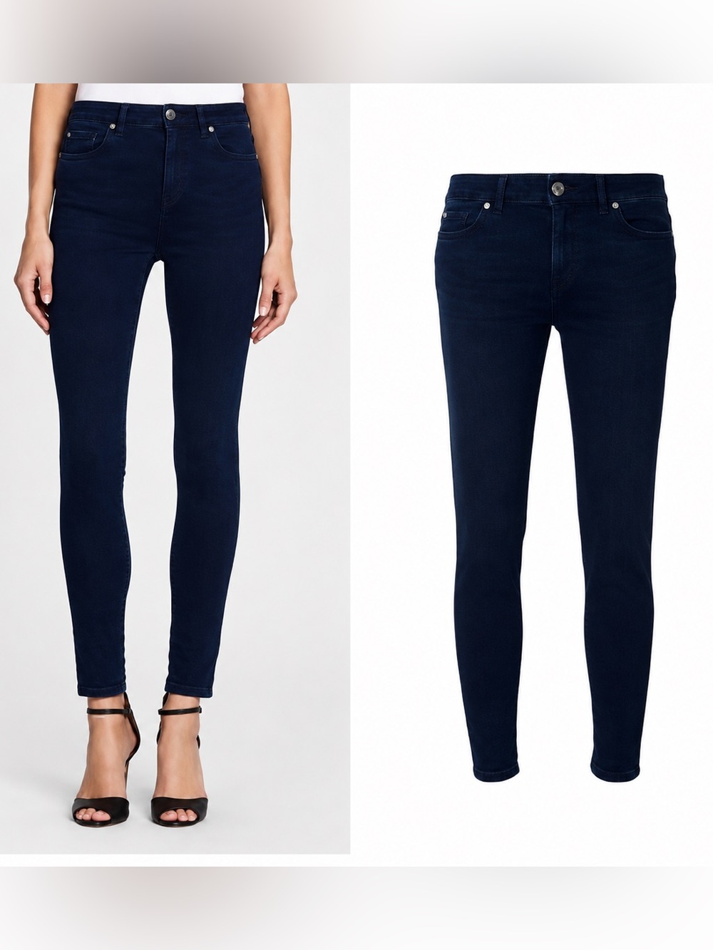 IRO Dark Blue Skinny Jeans – Size 28 – Flattering GUC